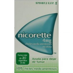 NICORETTE 4MG 105 CHICLES